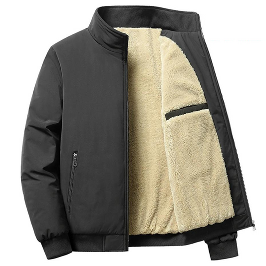 Miesten Talvitakki Rento Paksu Fleece