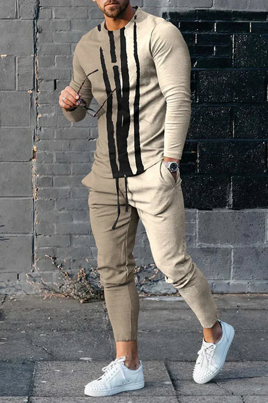 Miesten Tracksuit Italialaisella Tyylillä Polyesteri