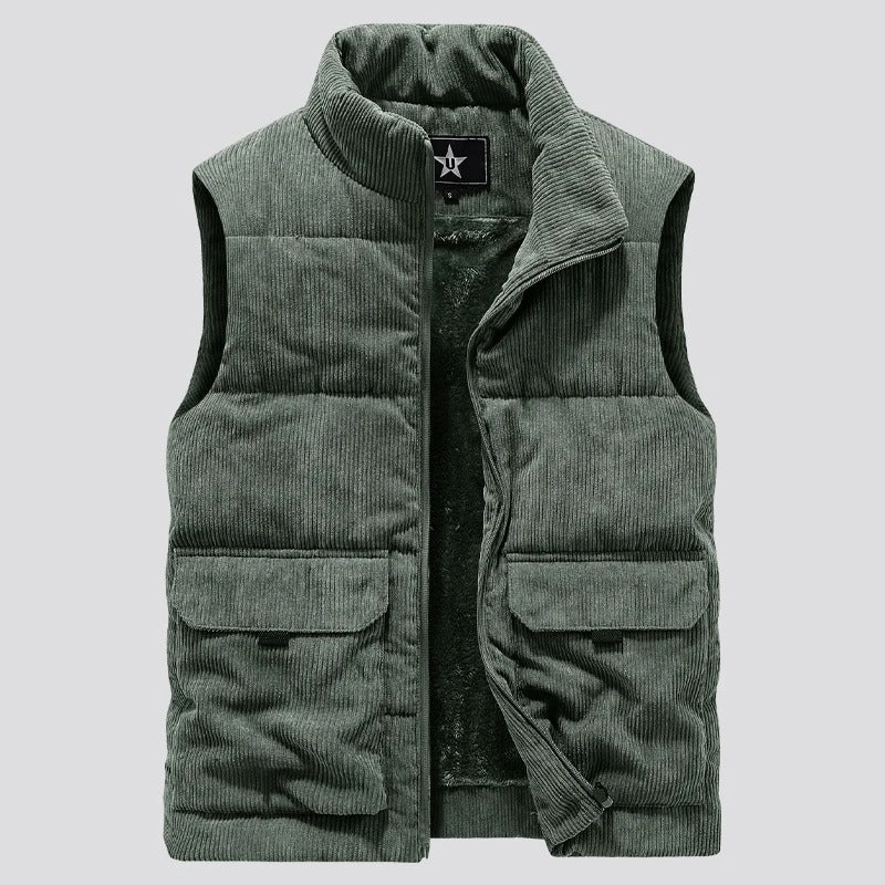 Miesten fleece toppaliivit lämmin liivi