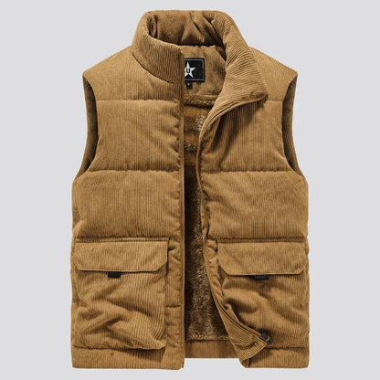 Miesten fleece toppaliivit lämmin liivi
