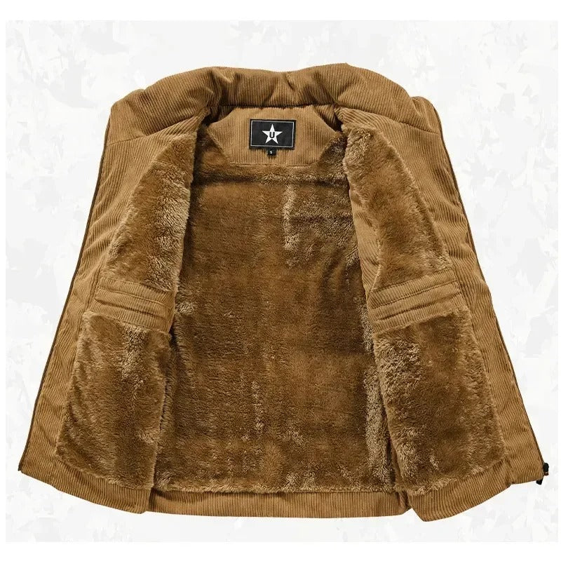 Miesten fleece toppaliivit lämmin liivi