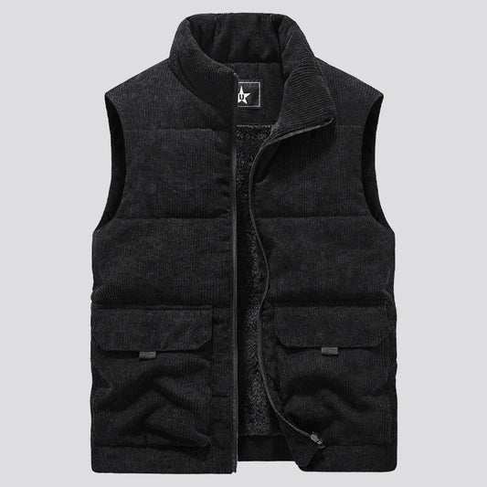 Miesten fleece toppaliivit lämmin liivi