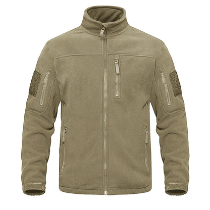 Miesten kokovetoketjullinen fleece-lämpötakki