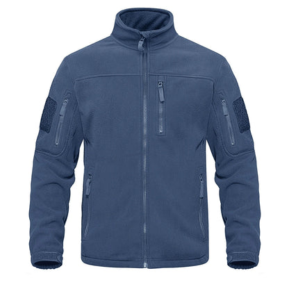Miesten kokovetoketjullinen fleece-lämpötakki