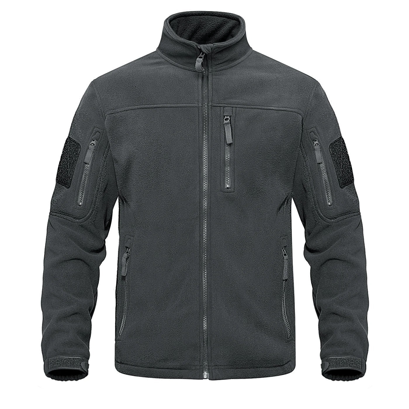Miesten kokovetoketjullinen fleece-lämpötakki