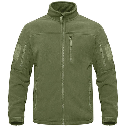 Miesten kokovetoketjullinen fleece-lämpötakki