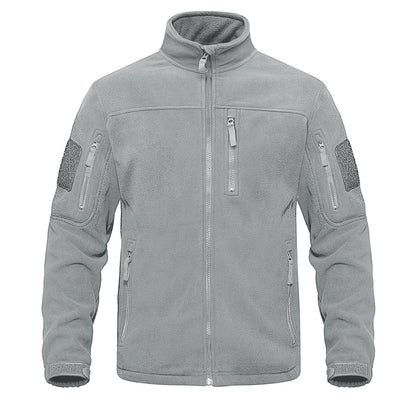 Miesten kokovetoketjullinen fleece-lämpötakki