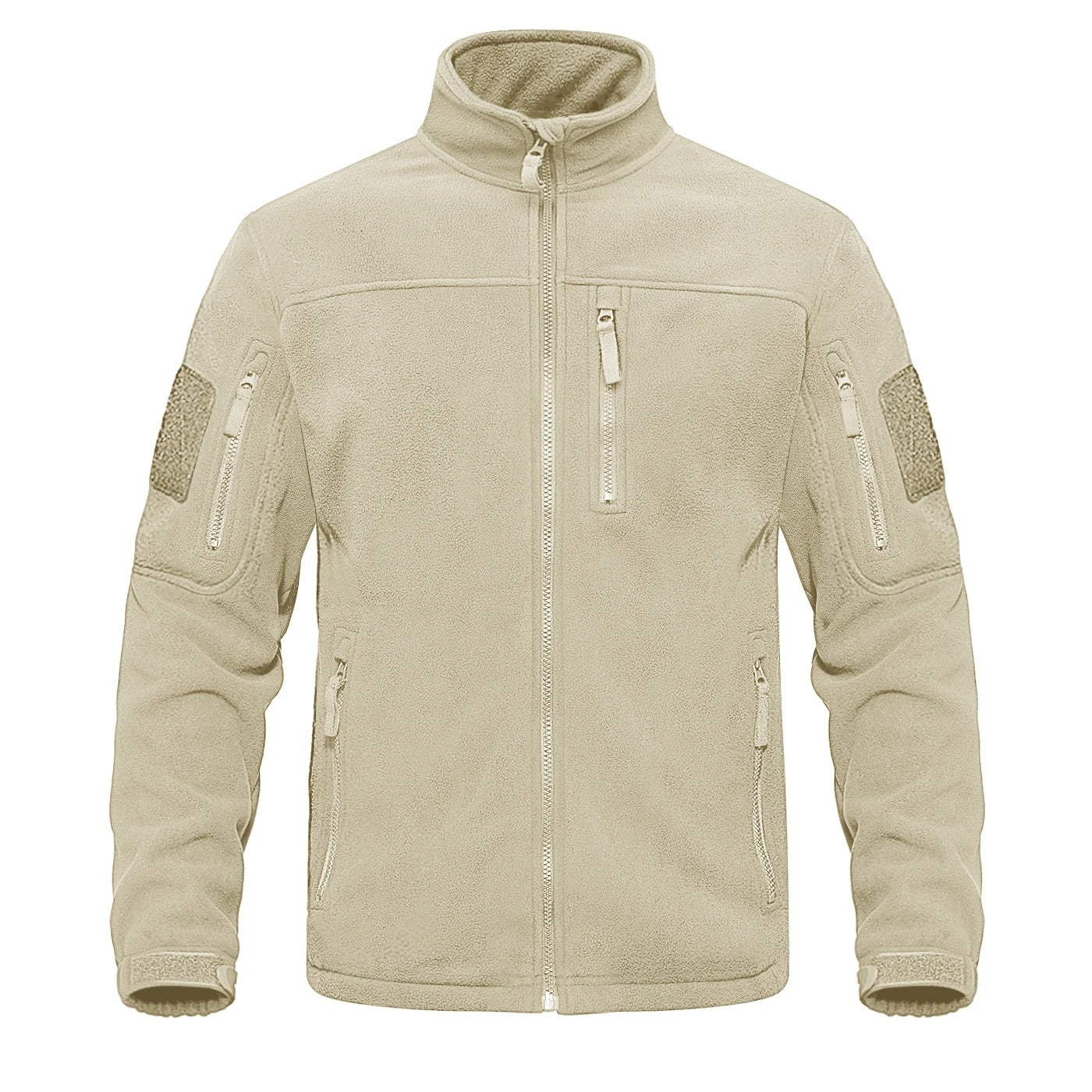 Miesten kokovetoketjullinen fleece-lämpötakki
