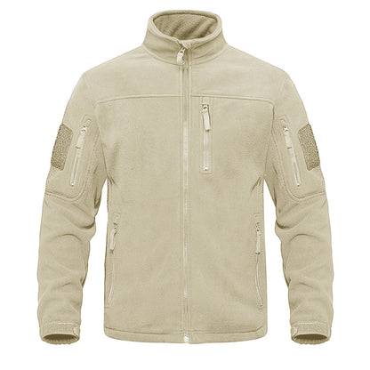 Miesten kokovetoketjullinen fleece-lämpötakki