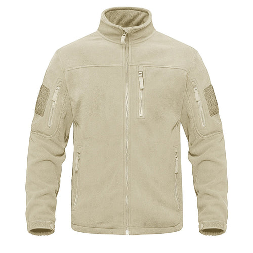 Miesten kokovetoketjullinen fleece-lämpötakki