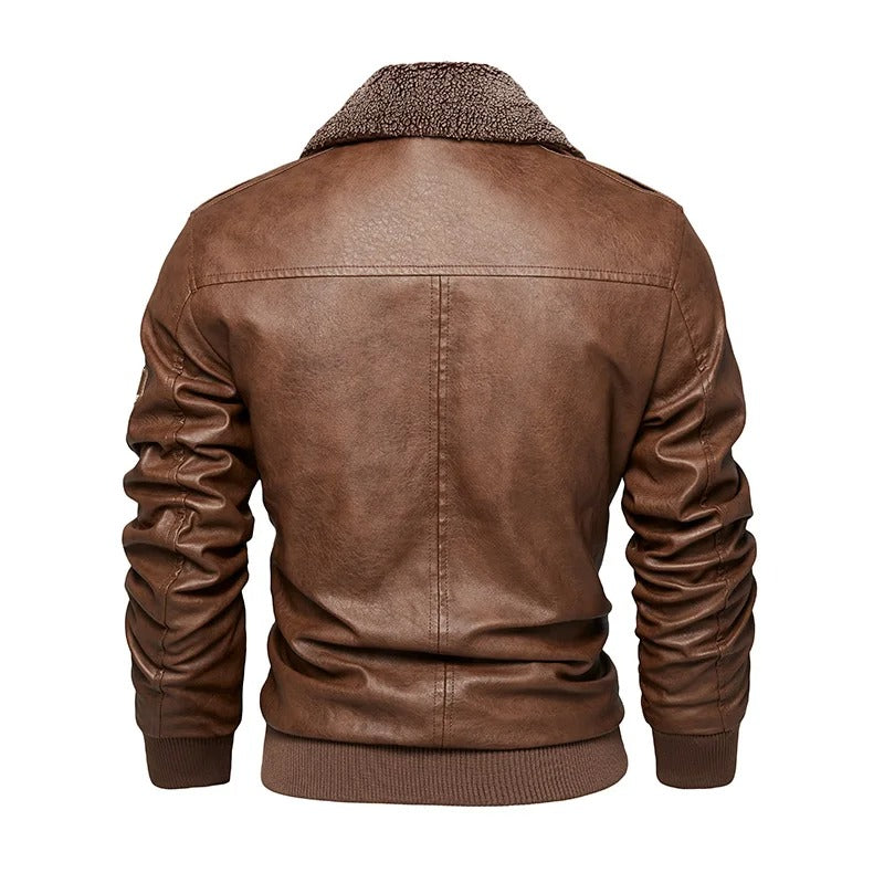 Miesten rento lämmin Biker takki