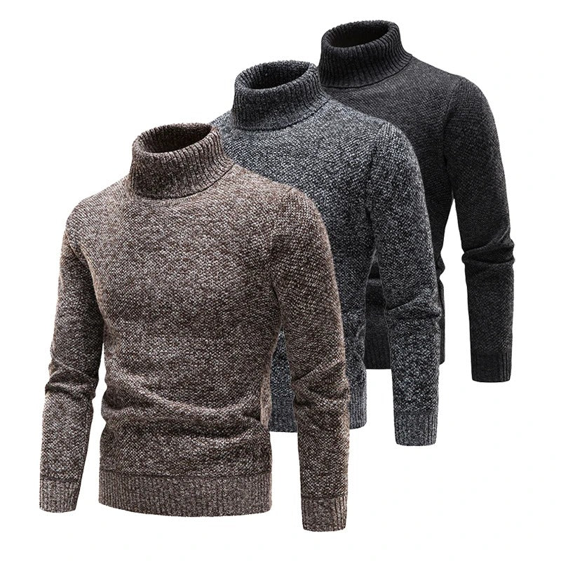 Miesten turtleneck fleece villapaita