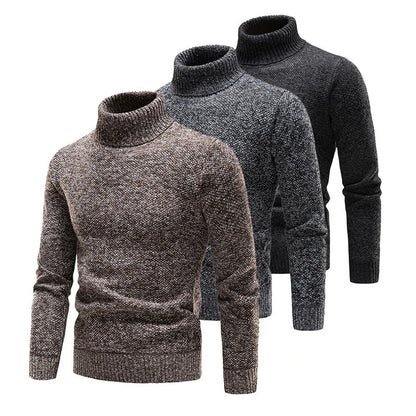 Miesten turtleneck fleece villapaita