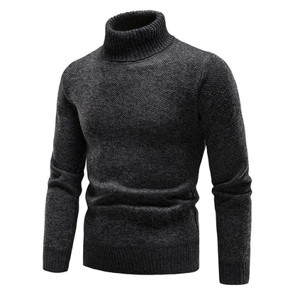 Miesten turtleneck fleece villapaita