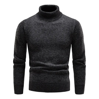 Miesten turtleneck fleece villapaita