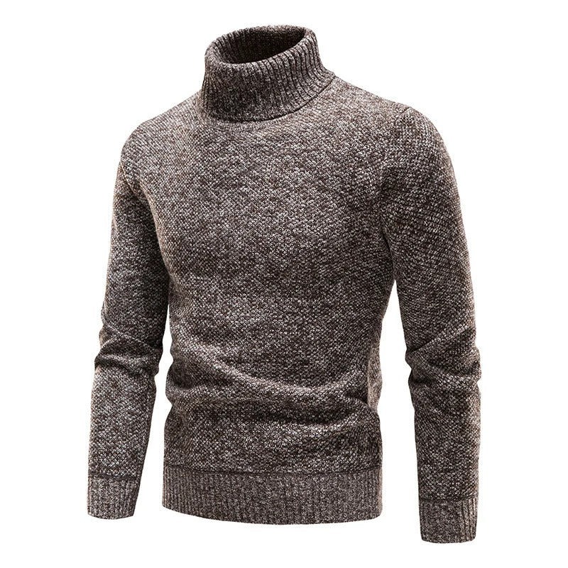 Miesten turtleneck fleece villapaita