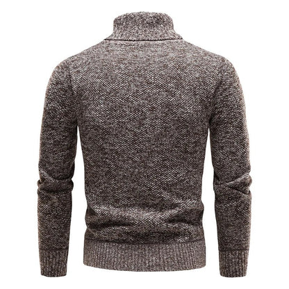 Miesten turtleneck fleece villapaita