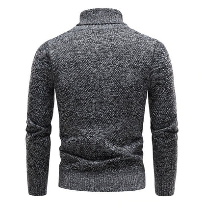 Miesten turtleneck fleece villapaita