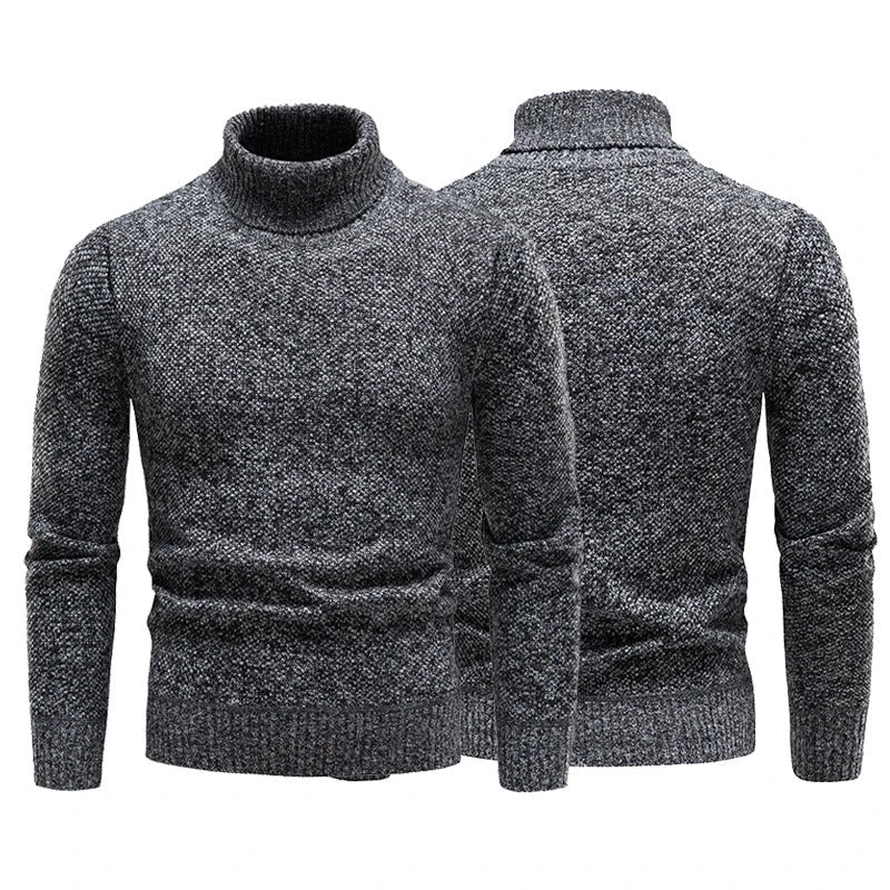 Miesten turtleneck fleece villapaita