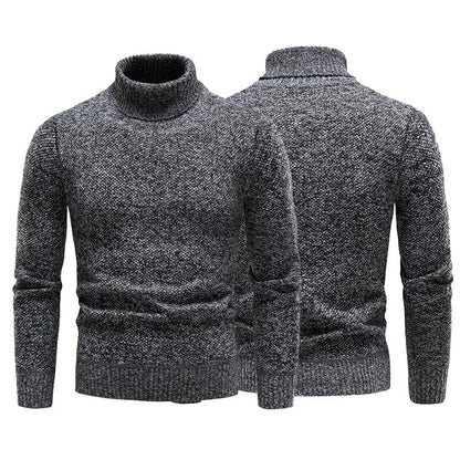 Miesten turtleneck fleece villapaita
