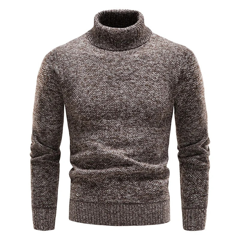 Miesten turtleneck fleece villapaita