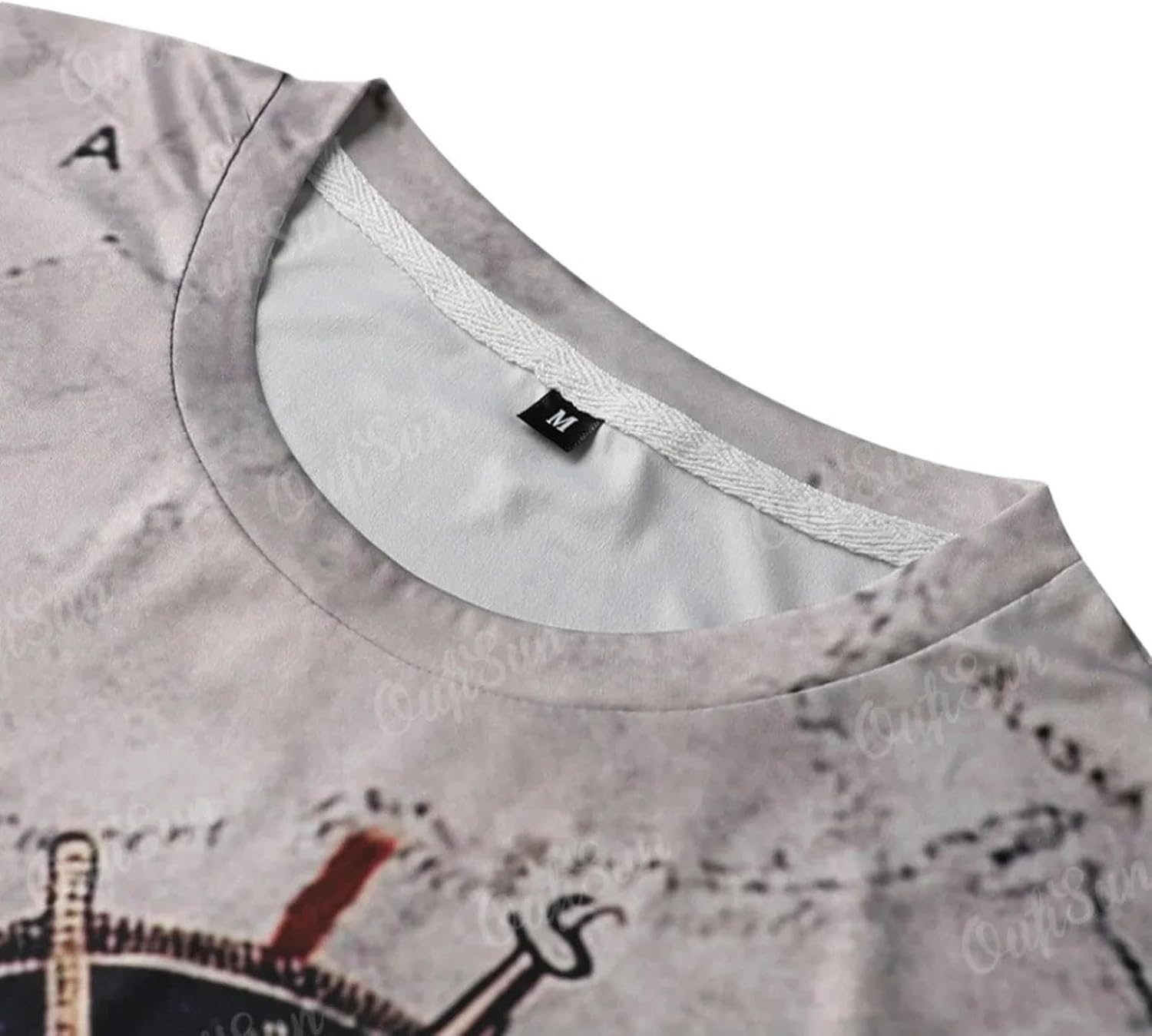 Miesten vintage-kompassi-T-paita