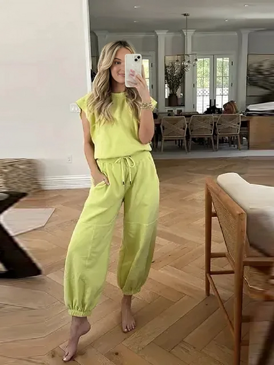 Naisille Rento Jumpsuit Avoin Selkä Polyesteri