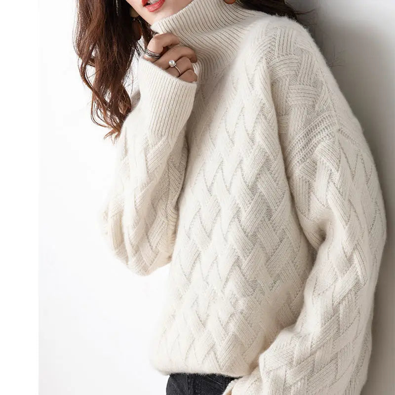 Naisten Cashmere Neulepaita Tyylikäs Mukava Lämpö