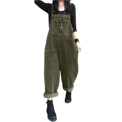 Naisten Corduroy Jumpsuit