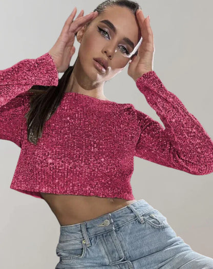 Naisten Crop Top Tyylikäs Laadukas Kangas