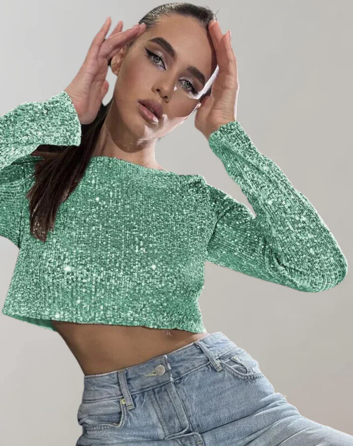 Naisten Crop Top Tyylikäs Laadukas Kangas