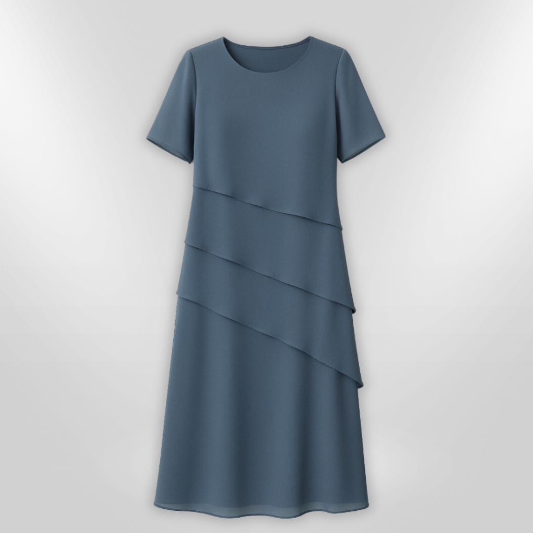 Naisten Elegantti Mekko Kerroksellinen Chiffon
