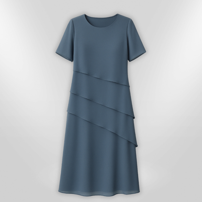 Naisten Elegantti Mekko Kerroksellinen Chiffon