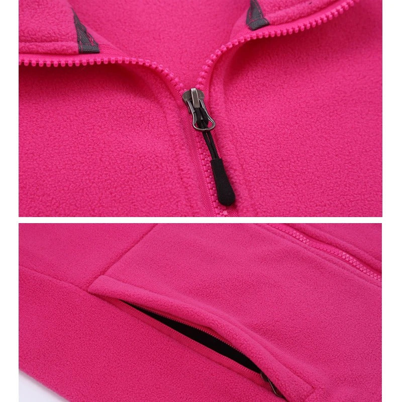 Naisten Fleece Thermal vaellustakki