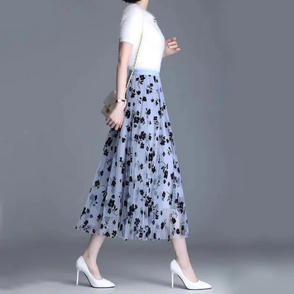 Naisten Floral Mesh hame