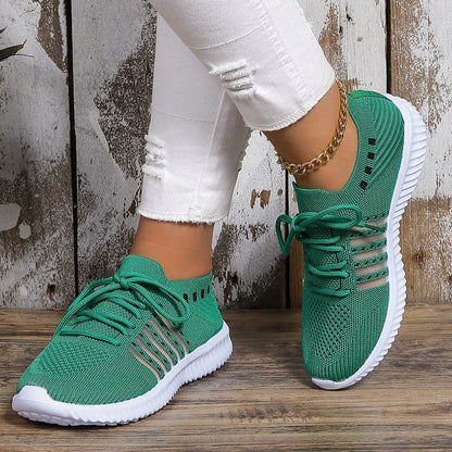 Naisten Hengittävä Neulottu Sneakers