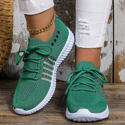 Naisten Hengittävä Neulottu Sneakers