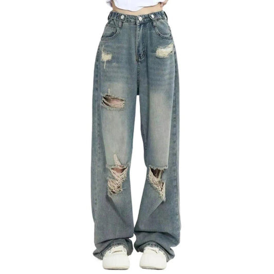 Naisten High-Street Vibe Wide Leg -housut