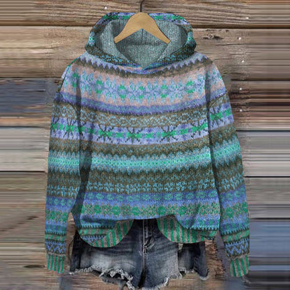 Naisten Huppari Moderni Fleece Puuvilla