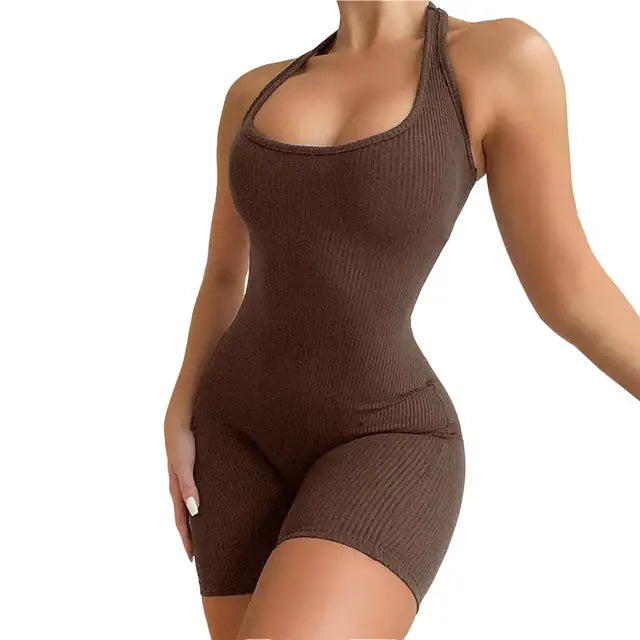 Naisten Jumpsuit U-mallinen Polyesteri