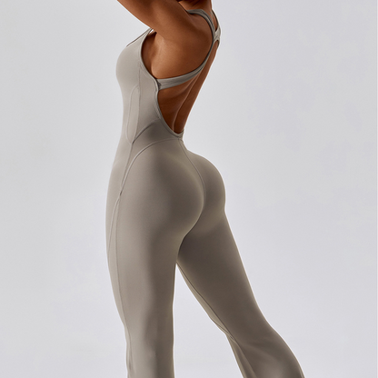 Naisten Jumpsuit V-halkio Muotoiltu Nylon