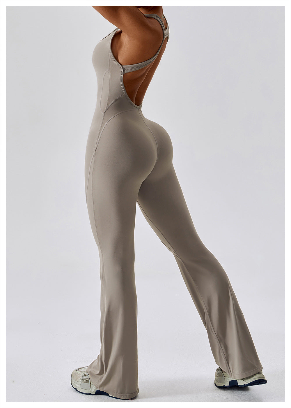 Naisten Jumpsuit V-halkio Muotoiltu Nylon