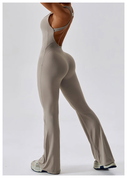 Naisten Jumpsuit V-halkio Muotoiltu Nylon