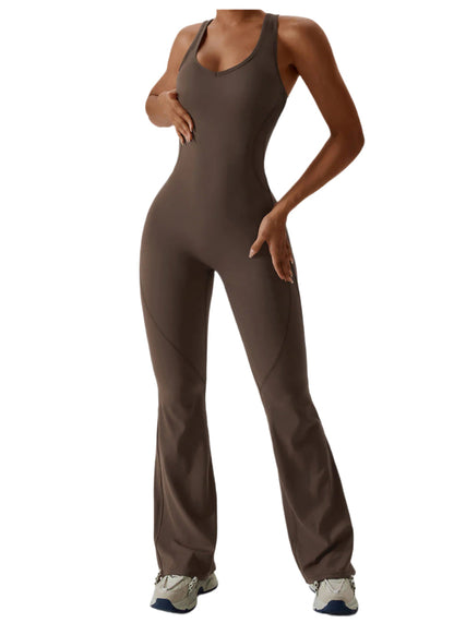 Naisten Jumpsuit V-halkio Muotoiltu Nylon