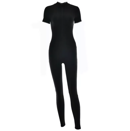 Naisten Lyhythihainen Fitness Playsuit