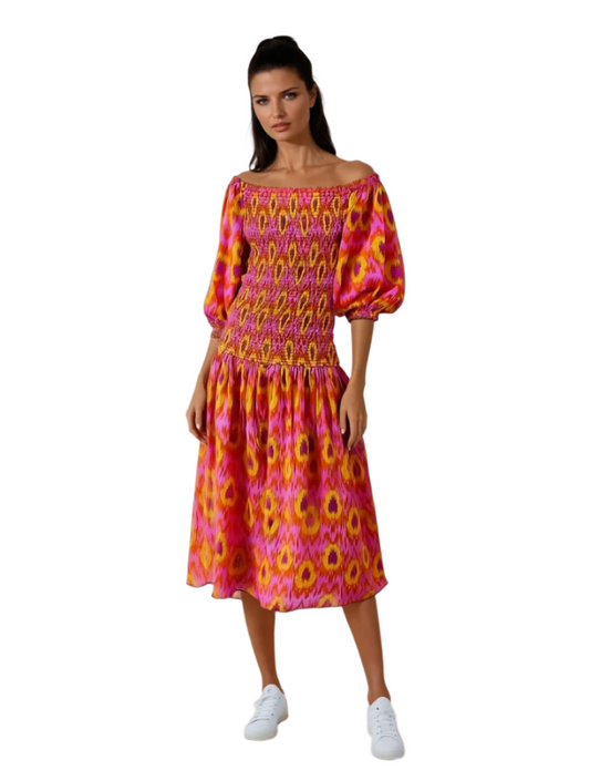 Naisten Maxi Mekko Värikäs Ilmava