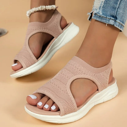 Naisten Mesh Platform kiila sandaalit