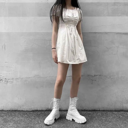 Naisten Mid Calf saappaat