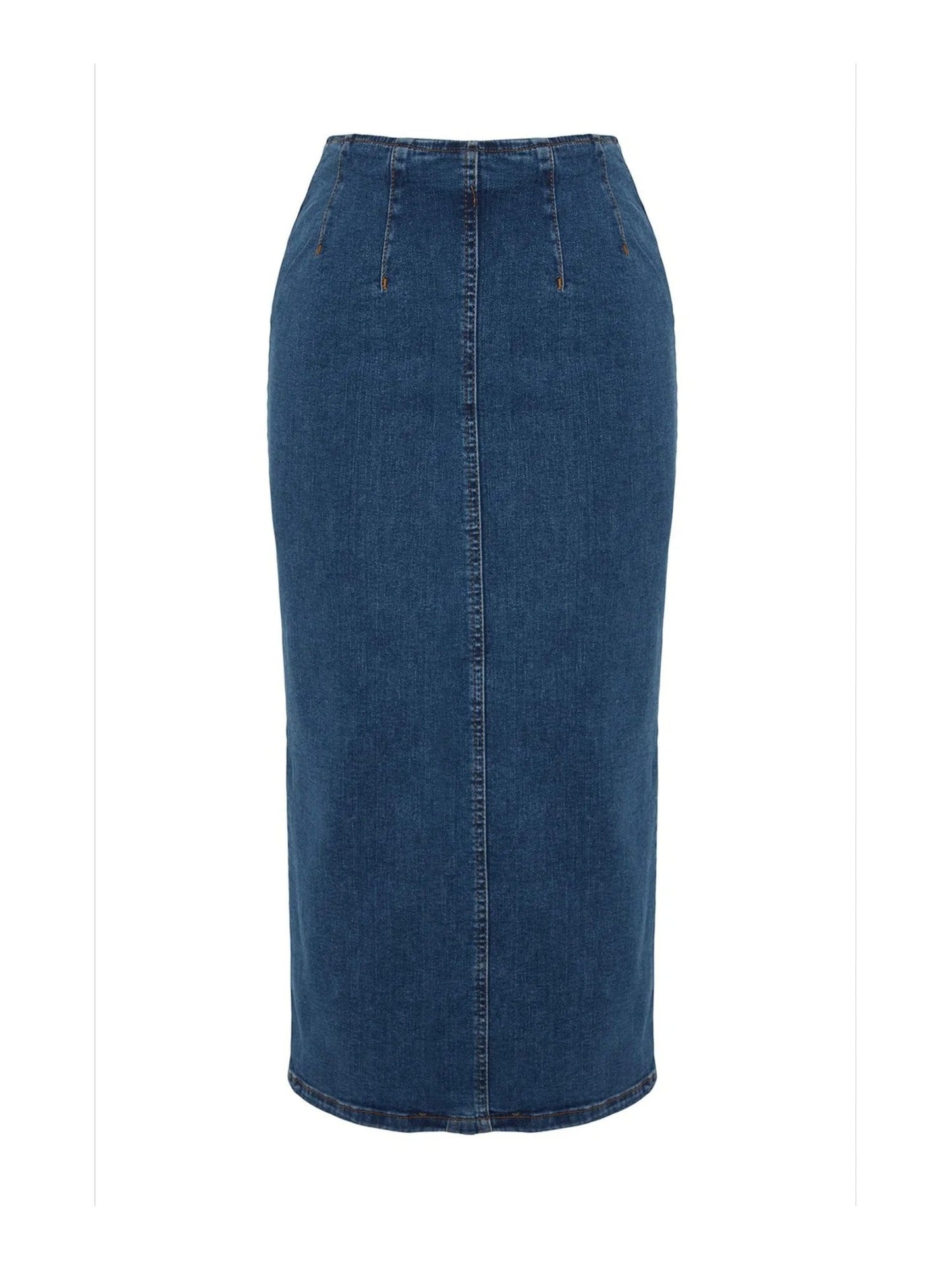 Naisten Midi lyijykynä Denim hame