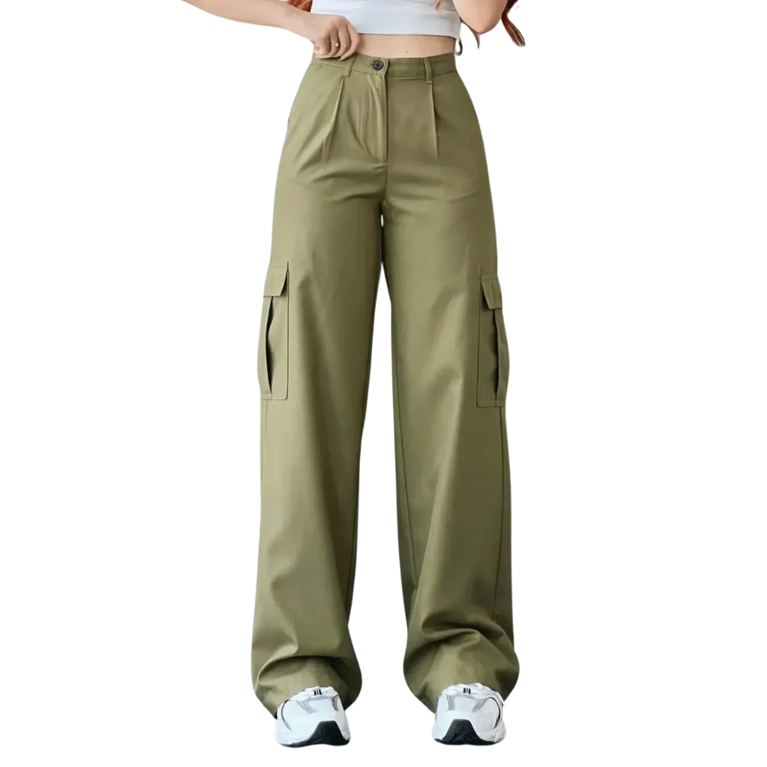 Naisten Multi Pocket Cargo -housut
